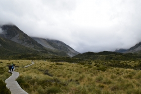 The first image for blog - Tramping in the Hooker Valley!